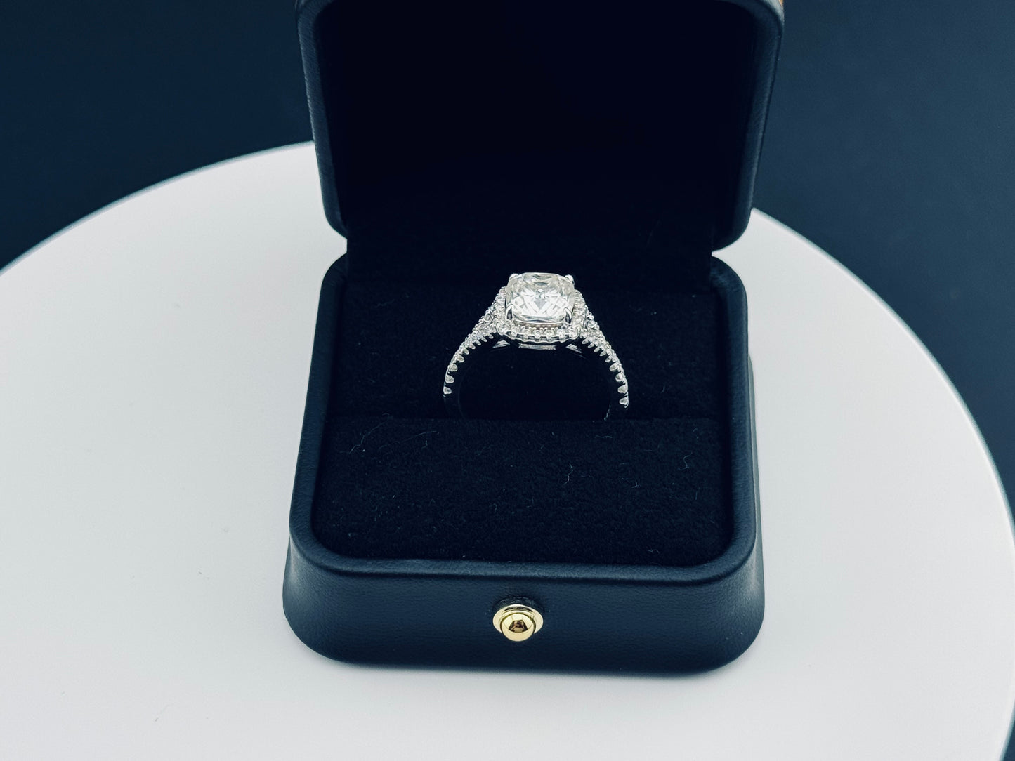 ICED OUT ENGANGMENT RING