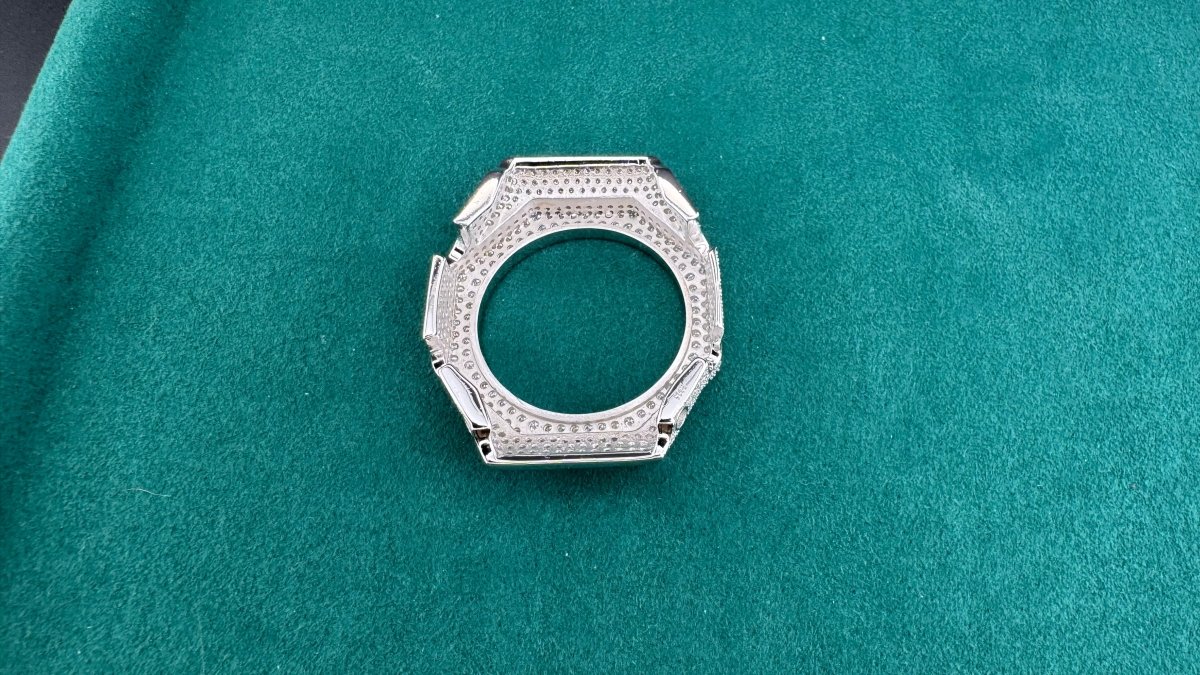 Moissanite Bezel Cover – Compatible with GA - 2100 - Style Watches (Aftermarket) - jewelryresell
