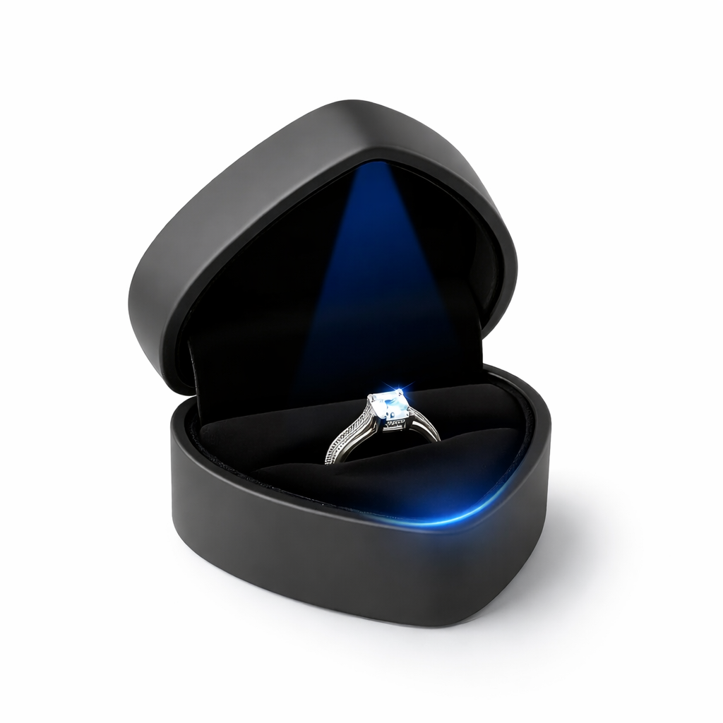 Heart Led Ring/Earring box