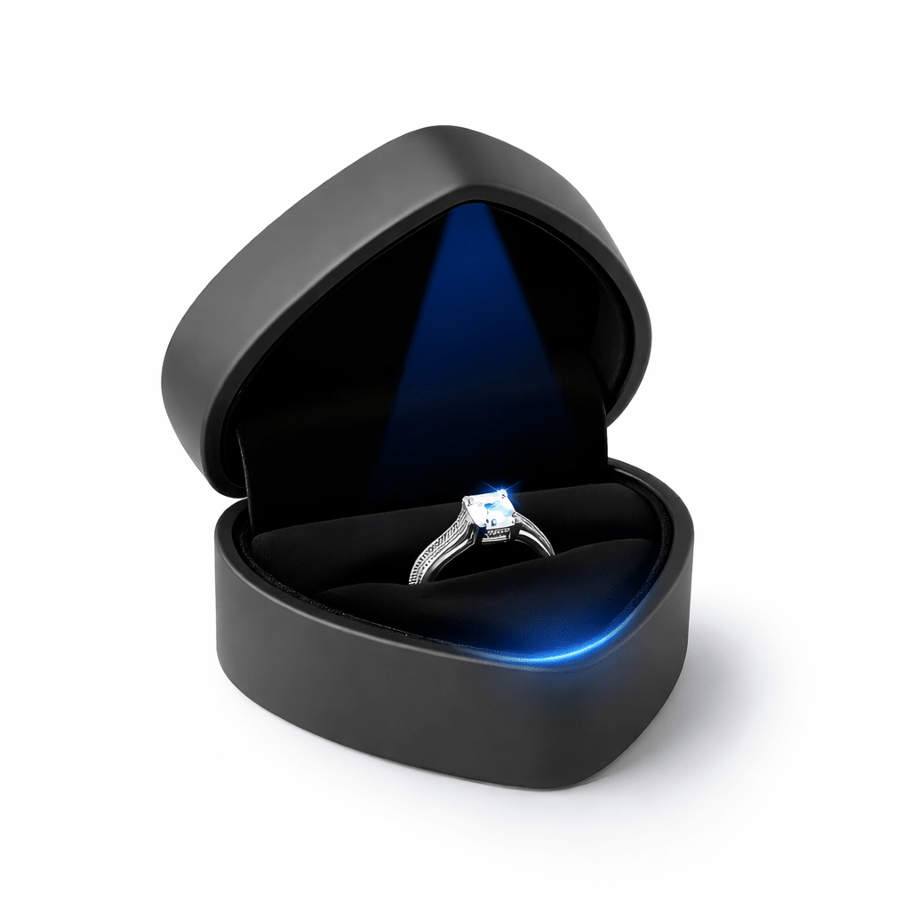 Heart Led Ring/Earring box - jewelryresell
