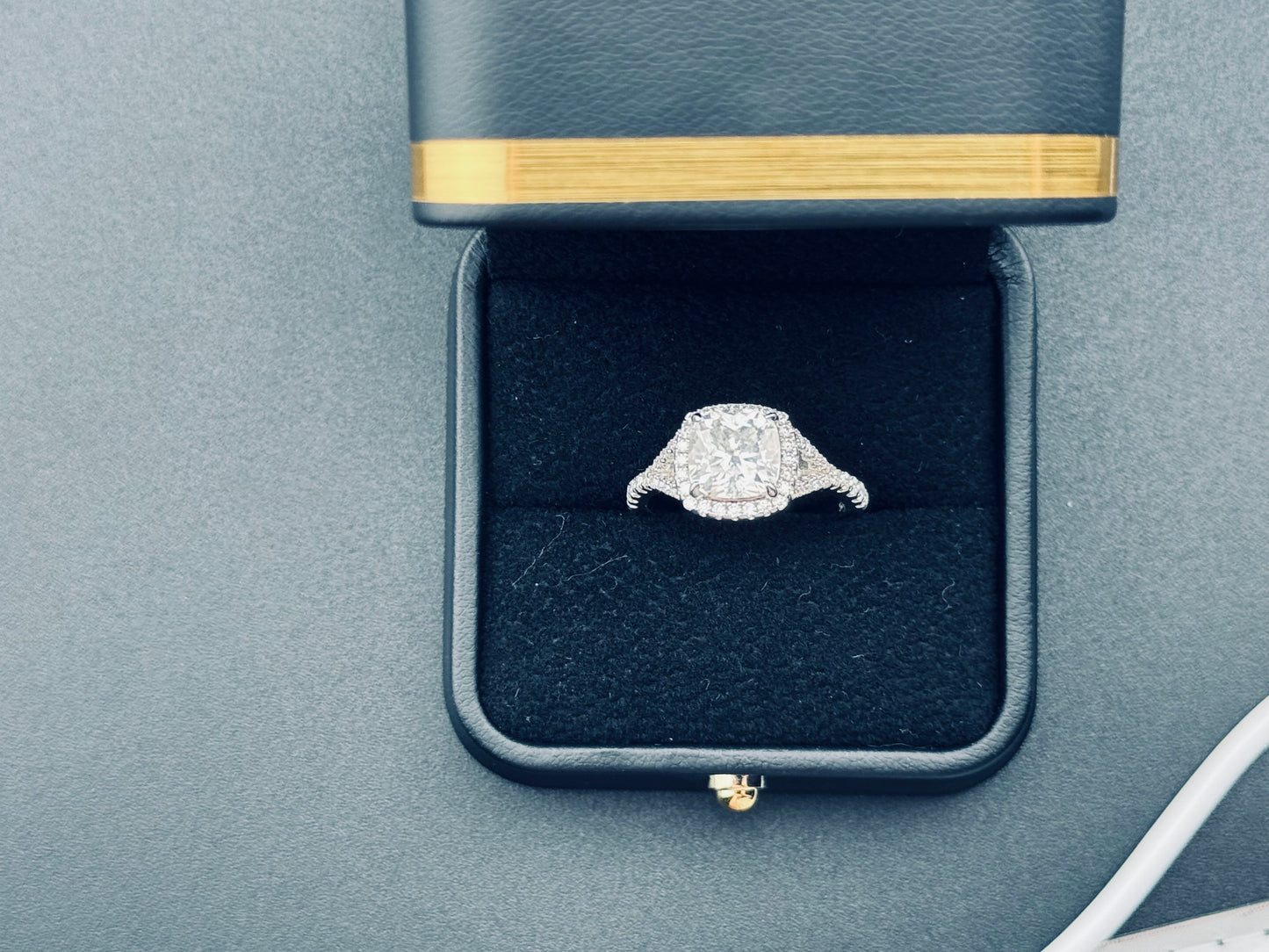 ICED OUT ENGANGMENT RING