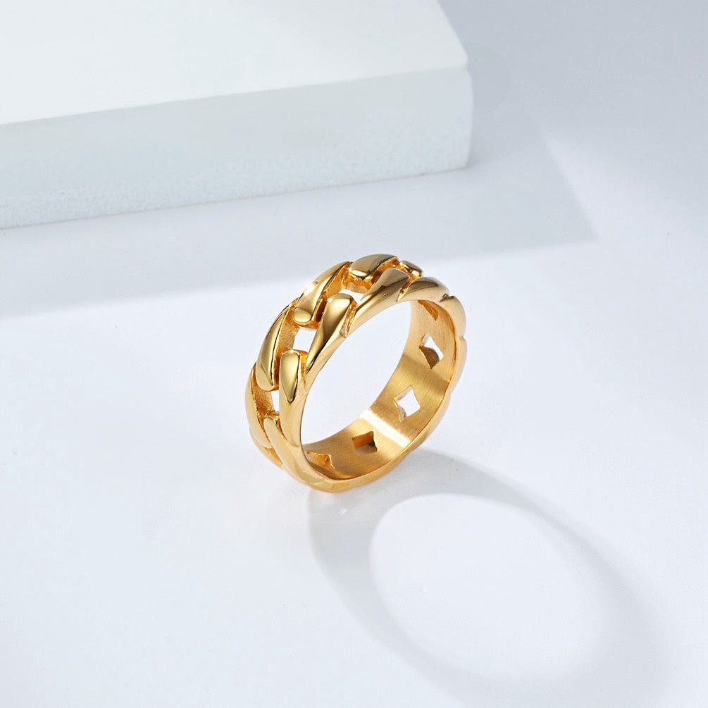 CUBAN RING 7MM - jewelryresell