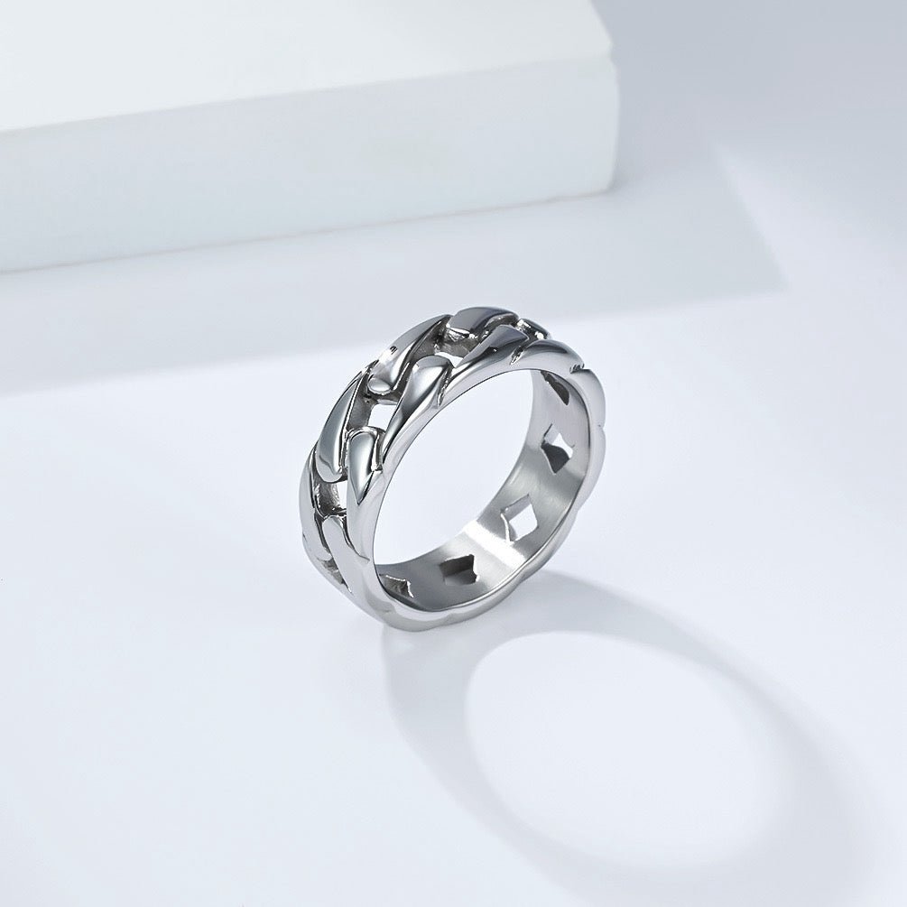 CUBAN RING 7MM - jewelryresell