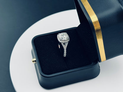ICED OUT ENGANGMENT RING