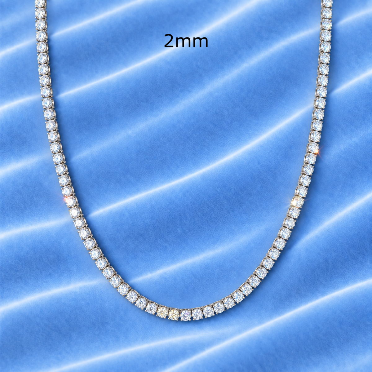 TENNIS CHAIN VVS MOISSANITE