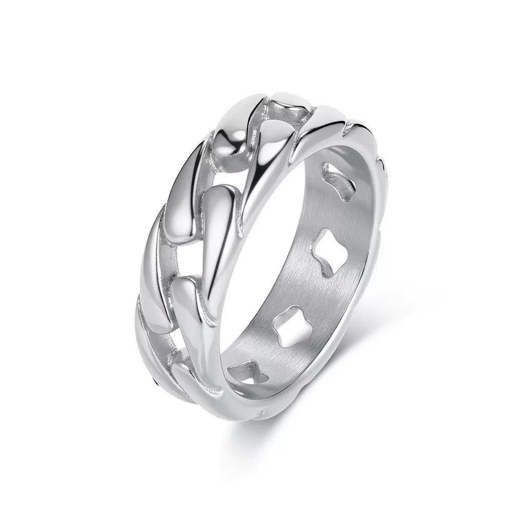 CUBAN RING 7MM - jewelryresell
