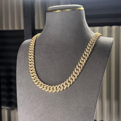 10MM CUBAN CHAIN BOX CLASP 5A CZ
