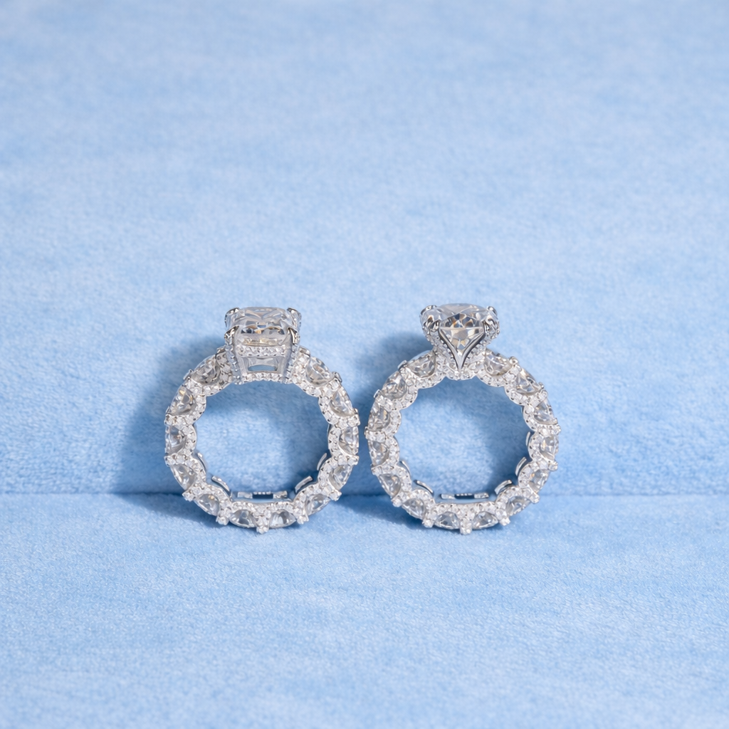 5ct RADIANT CUT MAIN TONE