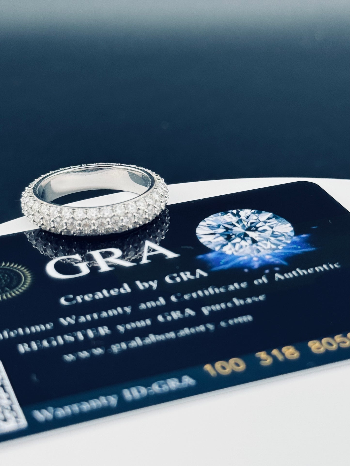 ICED OUT PAVE ENTERNITY BAND