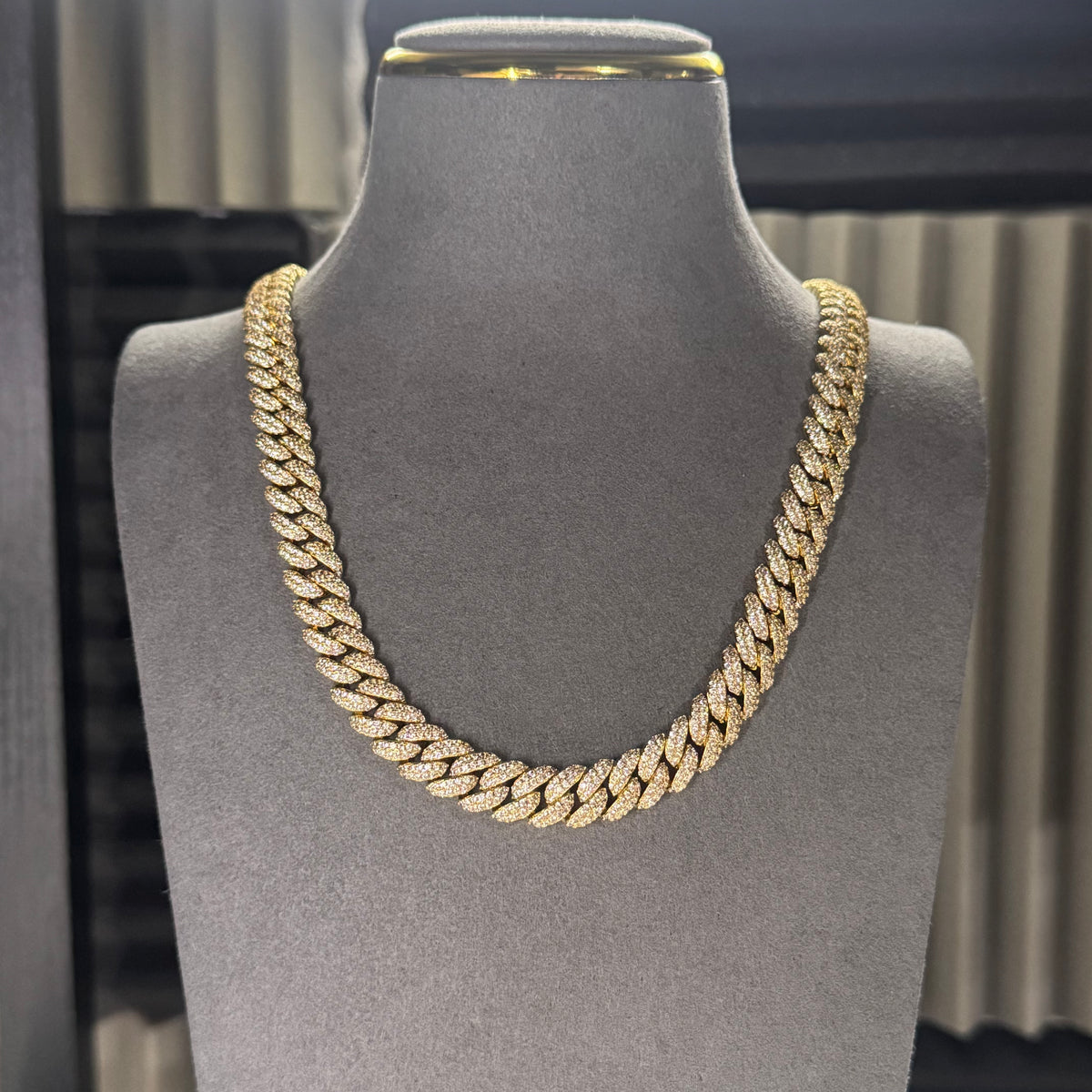 10MM CUBAN CHAIN BOX CLASP 5A CZ