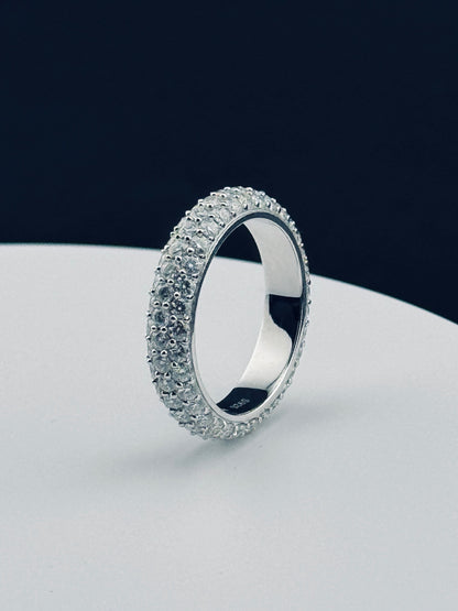 ICED OUT PAVE ENTERNITY BAND