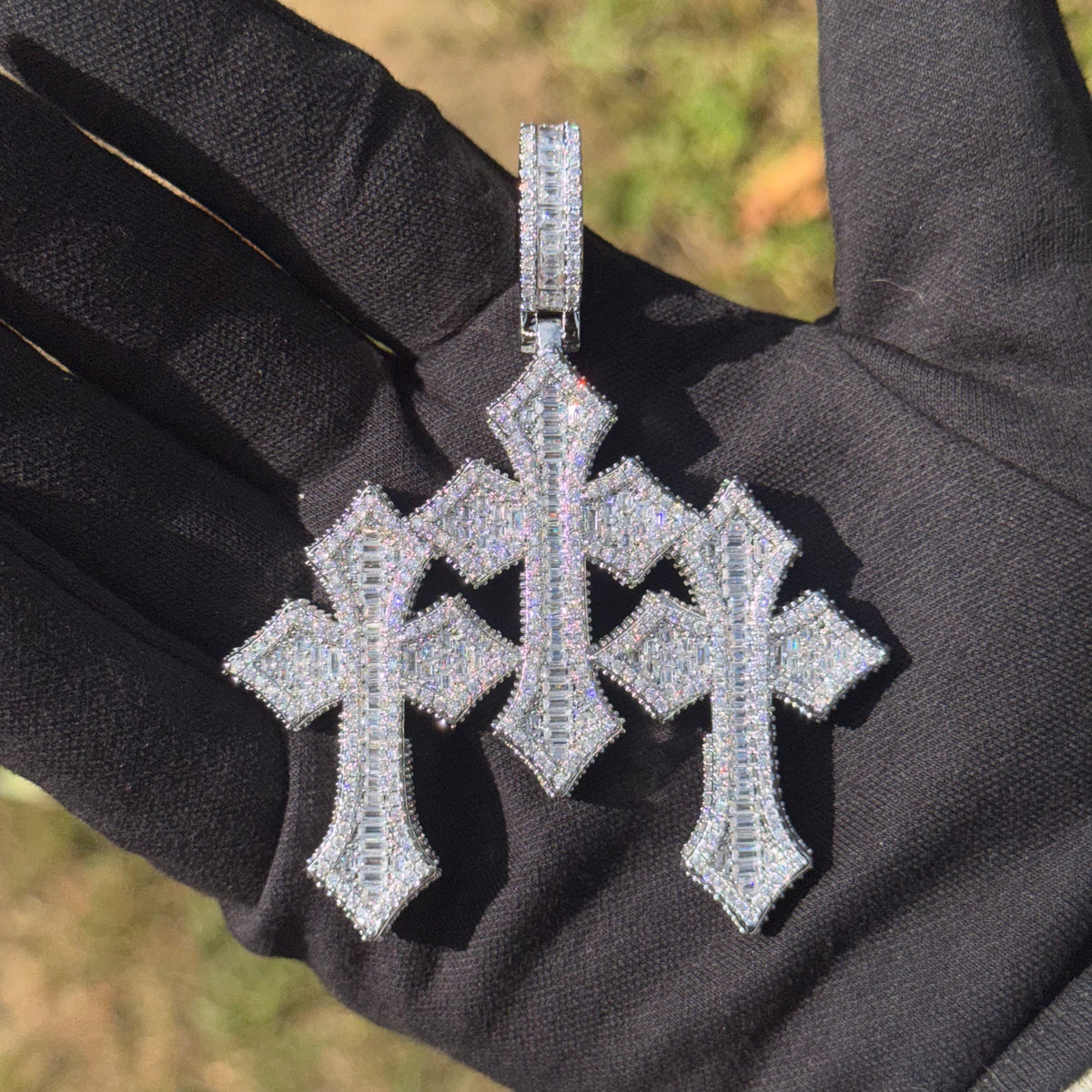 triple Cross Pendant