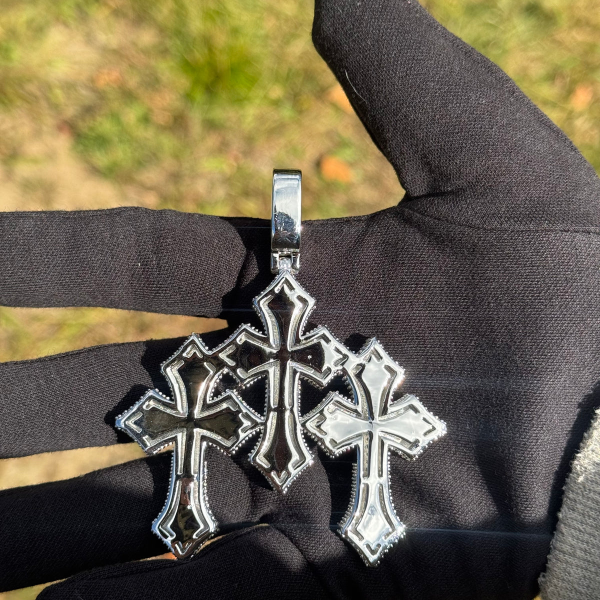 triple Cross Pendant