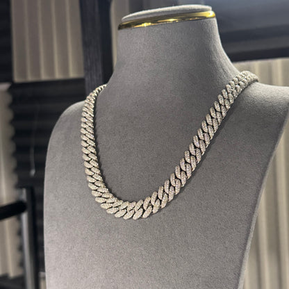 10MM CUBAN CHAIN BOX CLASP 5A CZ