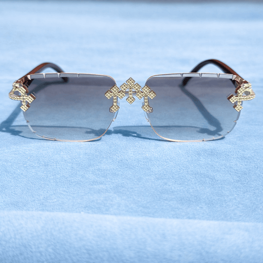Pink Cross Glasses - jewelryresell