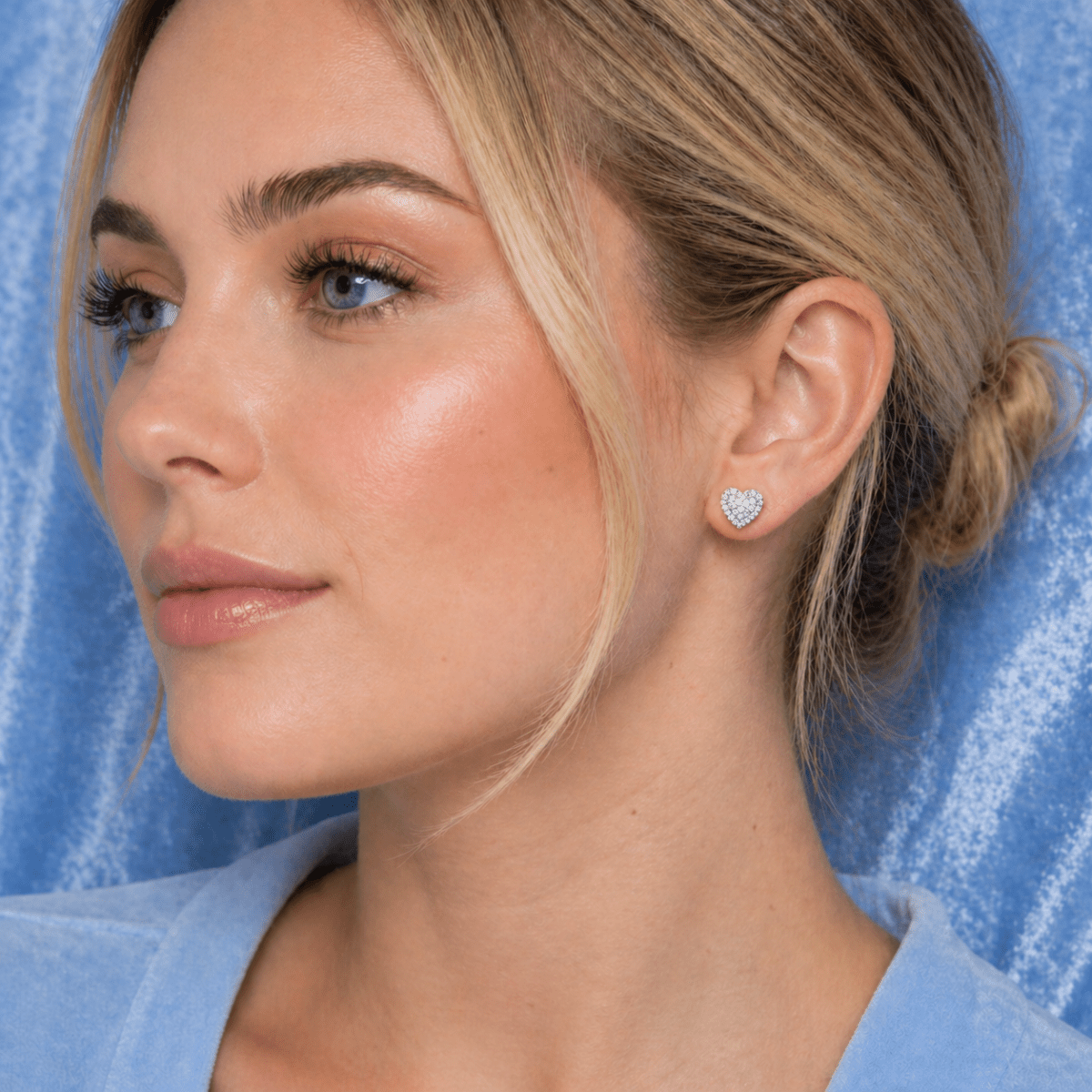 8mm Heart Earrings - jewelryresell