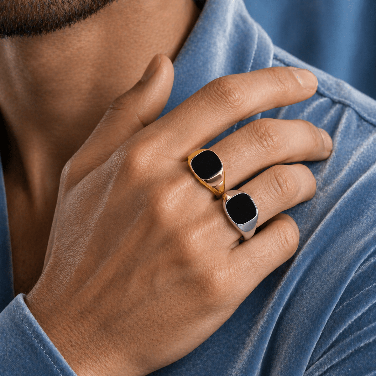 BLACK RING 15MM - jewelryresell