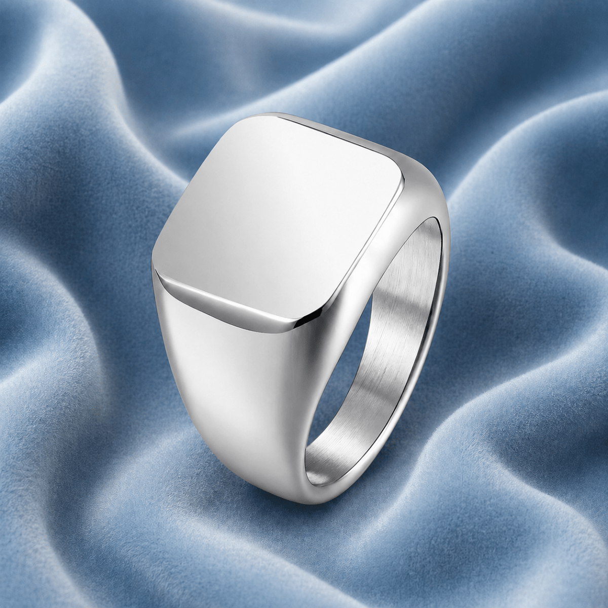 SQUARE SIGNET RING 12.5MM - jewelryresell