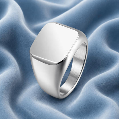 SQUARE SIGNET RING 12.5MM - jewelryresell