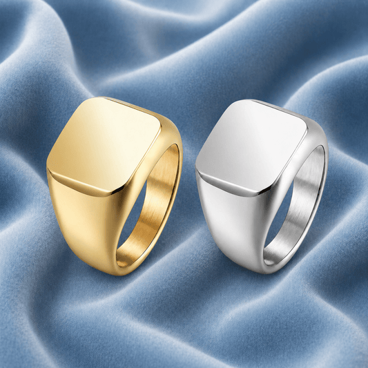SQUARE SIGNET RING 12.5MM - jewelryresell