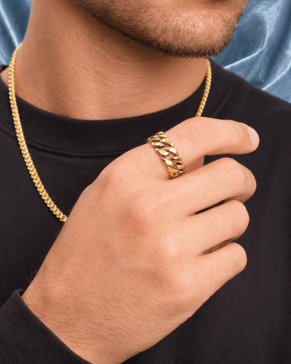 CUBAN RING 7MM - jewelryresell