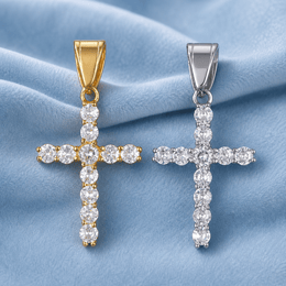ICED CROSS PENDANT