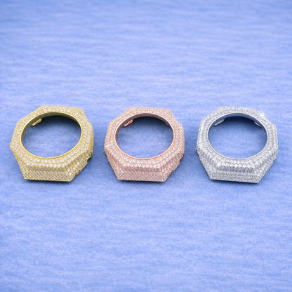 Moissanite Bezel Cover – Compatible with GA-2100-Style Watches (Aftermarket)
