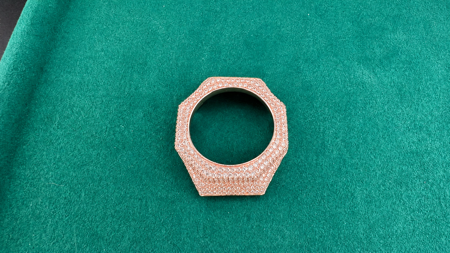 Moissanite Bezel Cover – Compatible with GA-2100-Style Watches (Aftermarket)