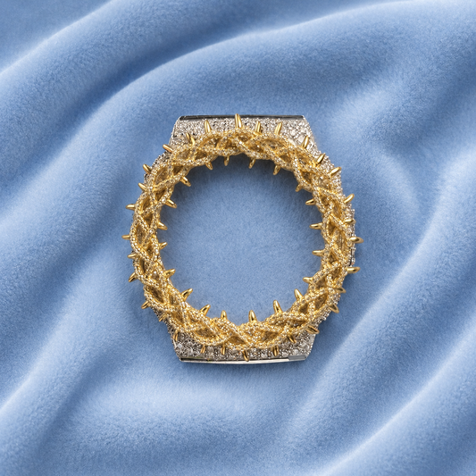 Moissanite thorns  Bezel Cover – Compatible with GA-2100-Style Watches (Aftermarket)