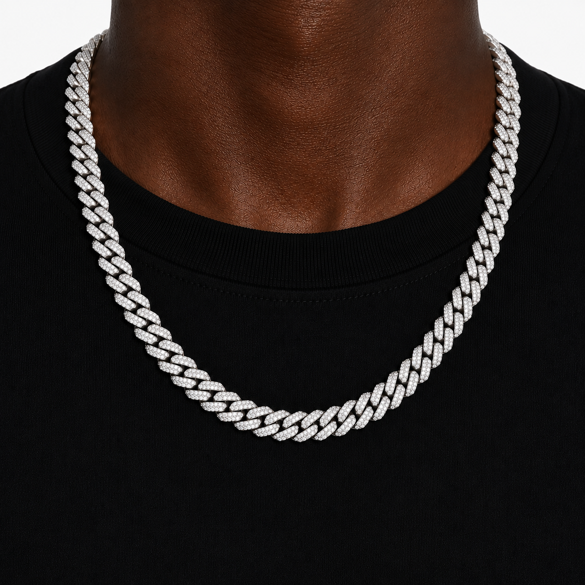 10MM CUBAN CHAIN BOX CLASP 5A CZ
