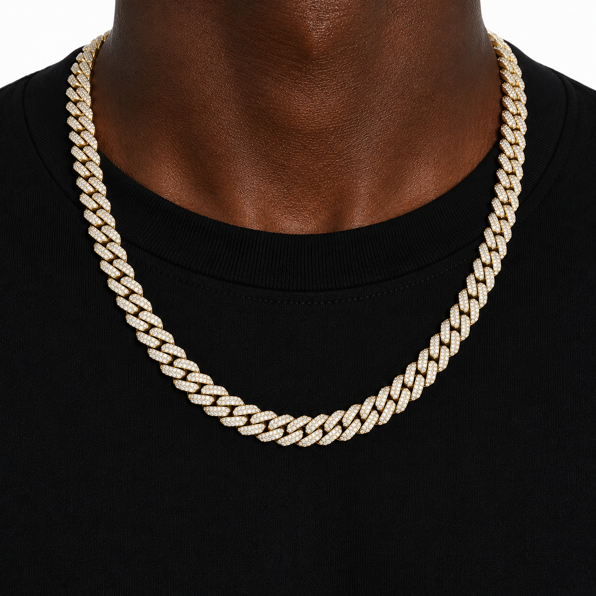 10MM CUBAN CHAIN BOX CLASP 5A CZ