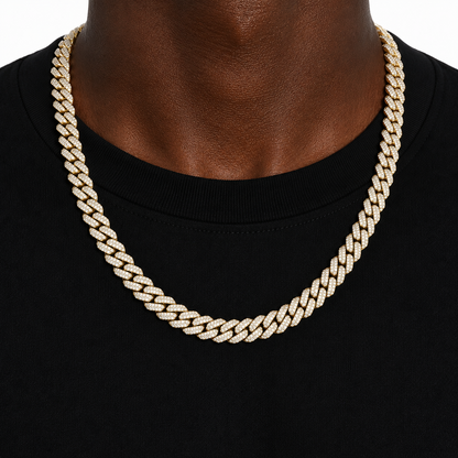 10MM CUBAN CHAIN BOX CLASP 5A CZ