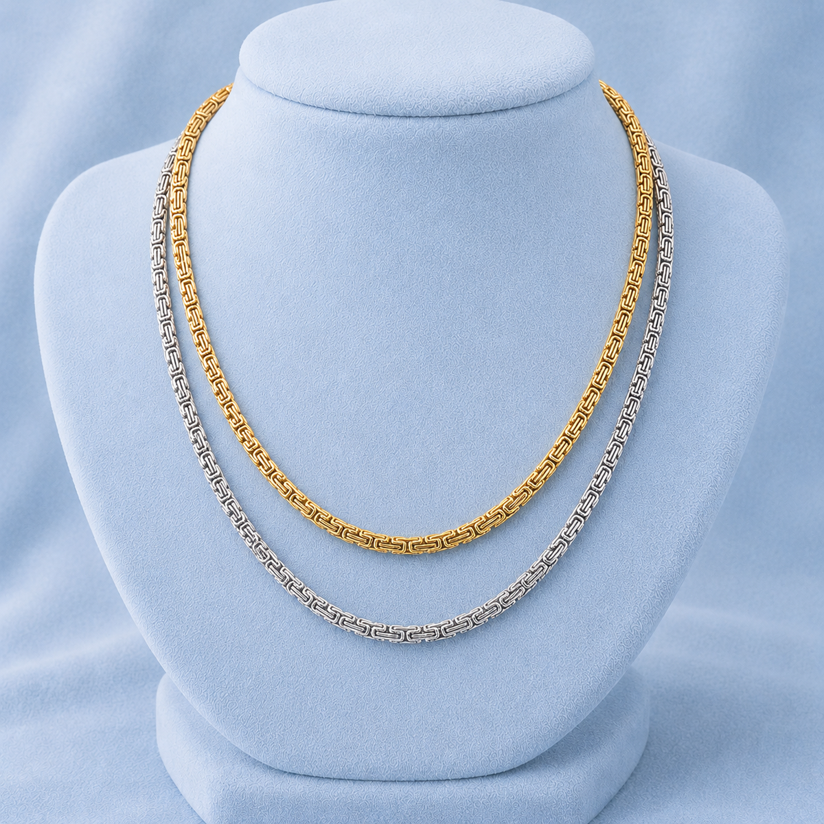 Byzantine chain 5mm Lobster Clasp