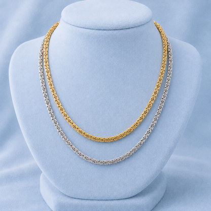 Byzantine chain 5mm Lobster Clasp