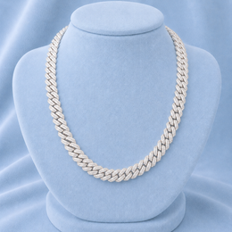 10MM CUBAN CHAIN BOX CLASP 5A CZ