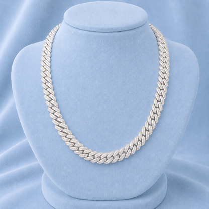 10MM CUBAN CHAIN BOX CLASP 5A CZ