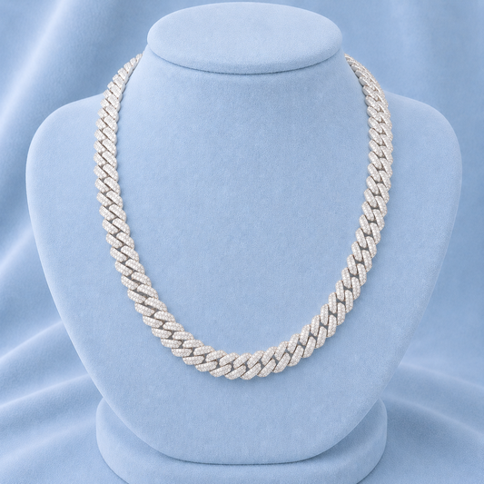 10MM CUBAN CHAIN BOX CLASP 5A CZ