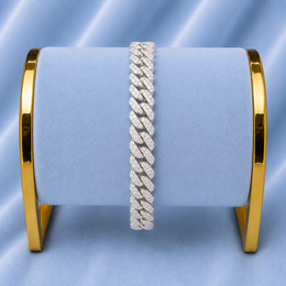10MM CUBAN BRACELET 5A CZ