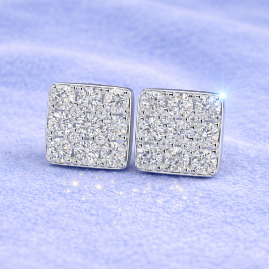 11mm SQUARE EARRINGS