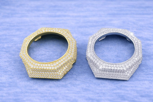 Moissanite Bezel Cover – Compatible with GA - 2100 - Style Watches (Aftermarket) - jewelryresell