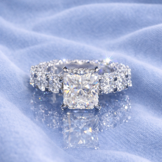 5ct RADIANT CUT MAIN TONE