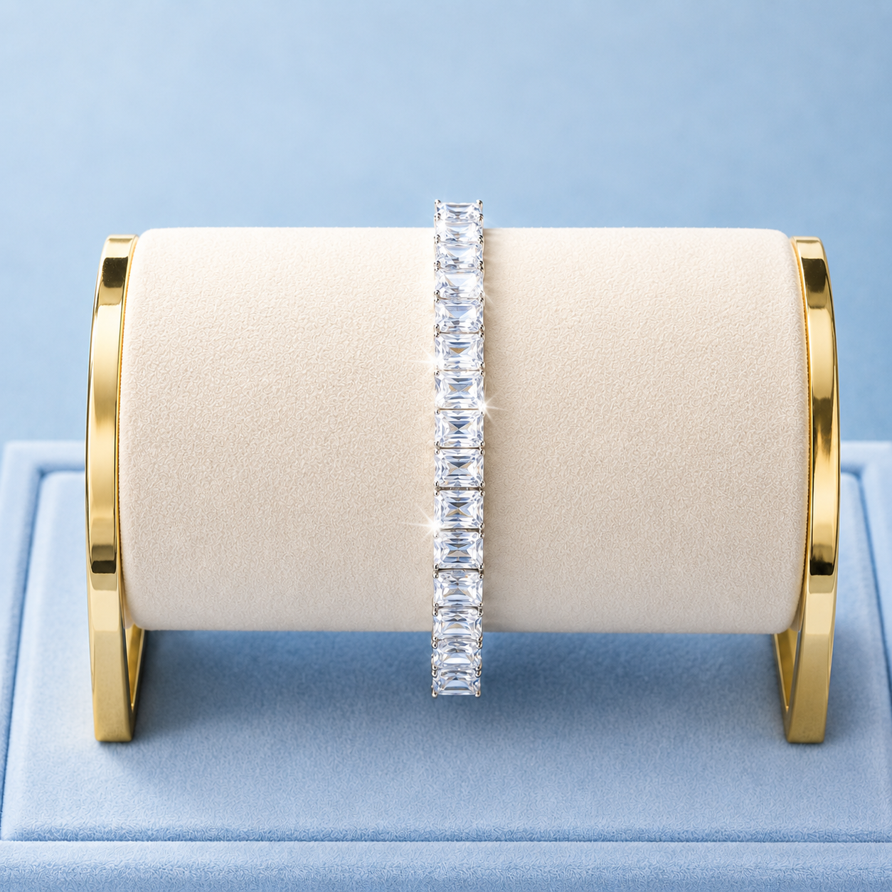 6mm EMERALD CUT BRACELET
