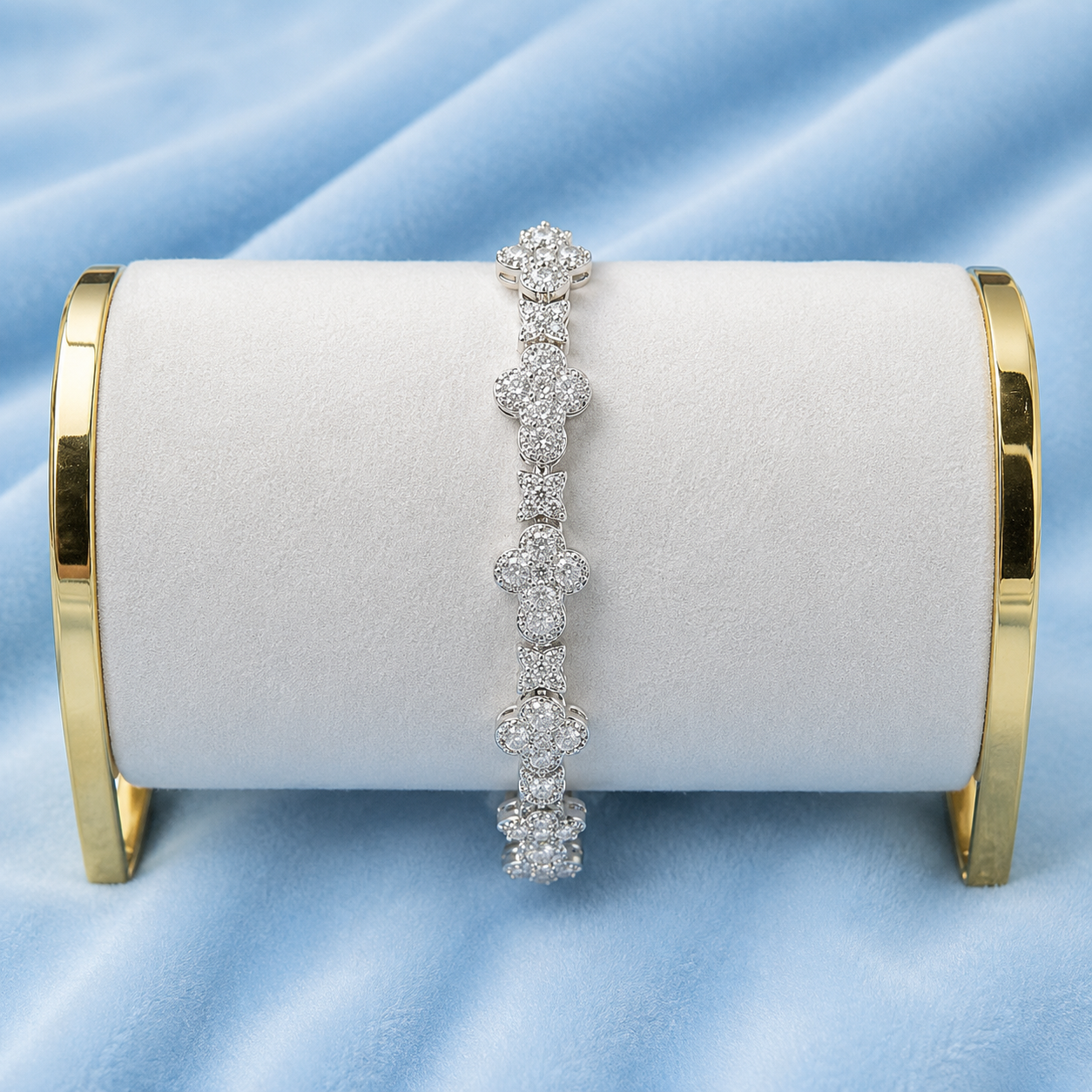 8MM CROSS X BRACELET