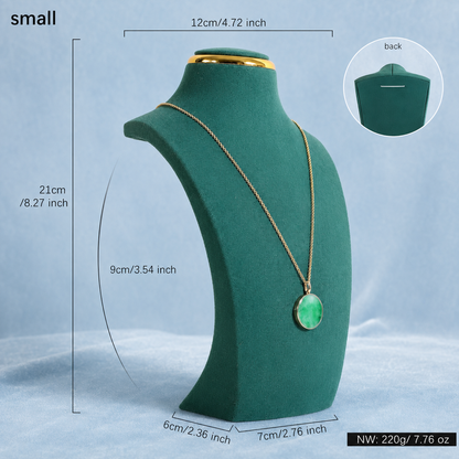 Green Velvet Chain Display