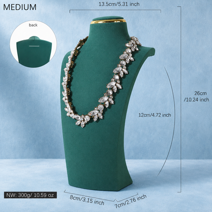 Green Velvet Chain Display