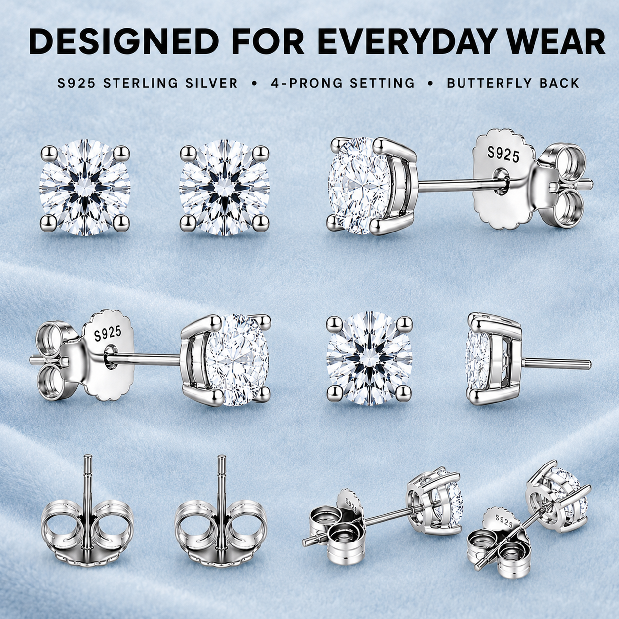 5mm STUD EARRINGS