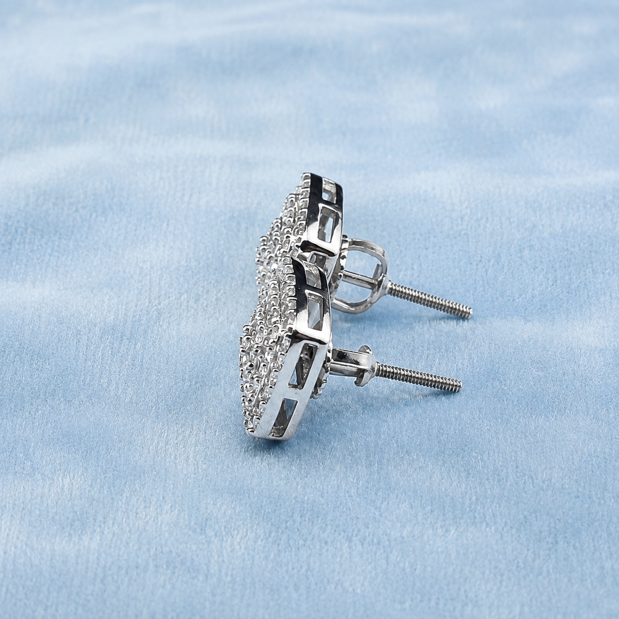12MM BIG EARRINGS VVS MOISSANITE