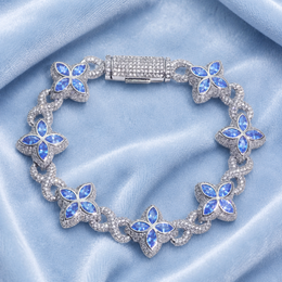 8mm CLOVER BRACELET 5A CZ
