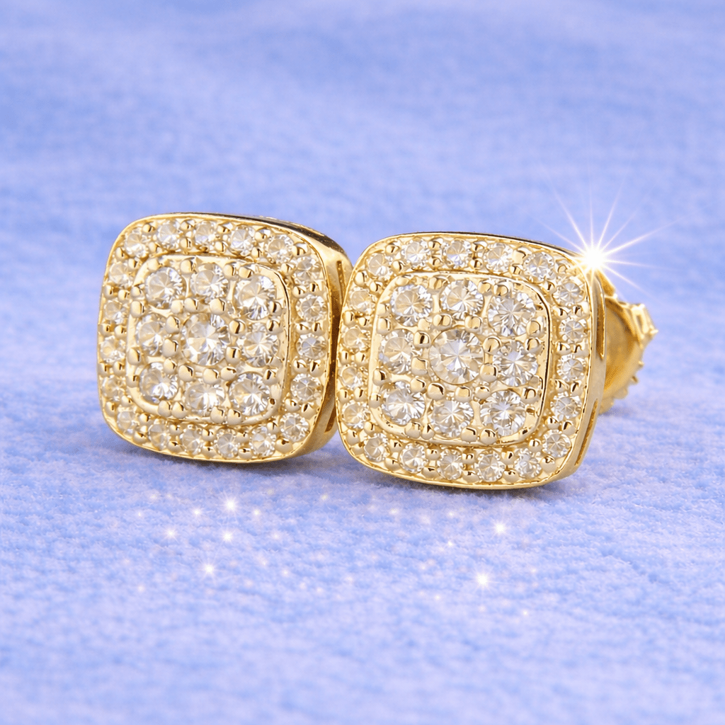 8MM STUD EARRINGS - jewelryresell