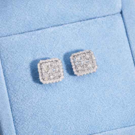 11mm Square Earrings - jewelryresell